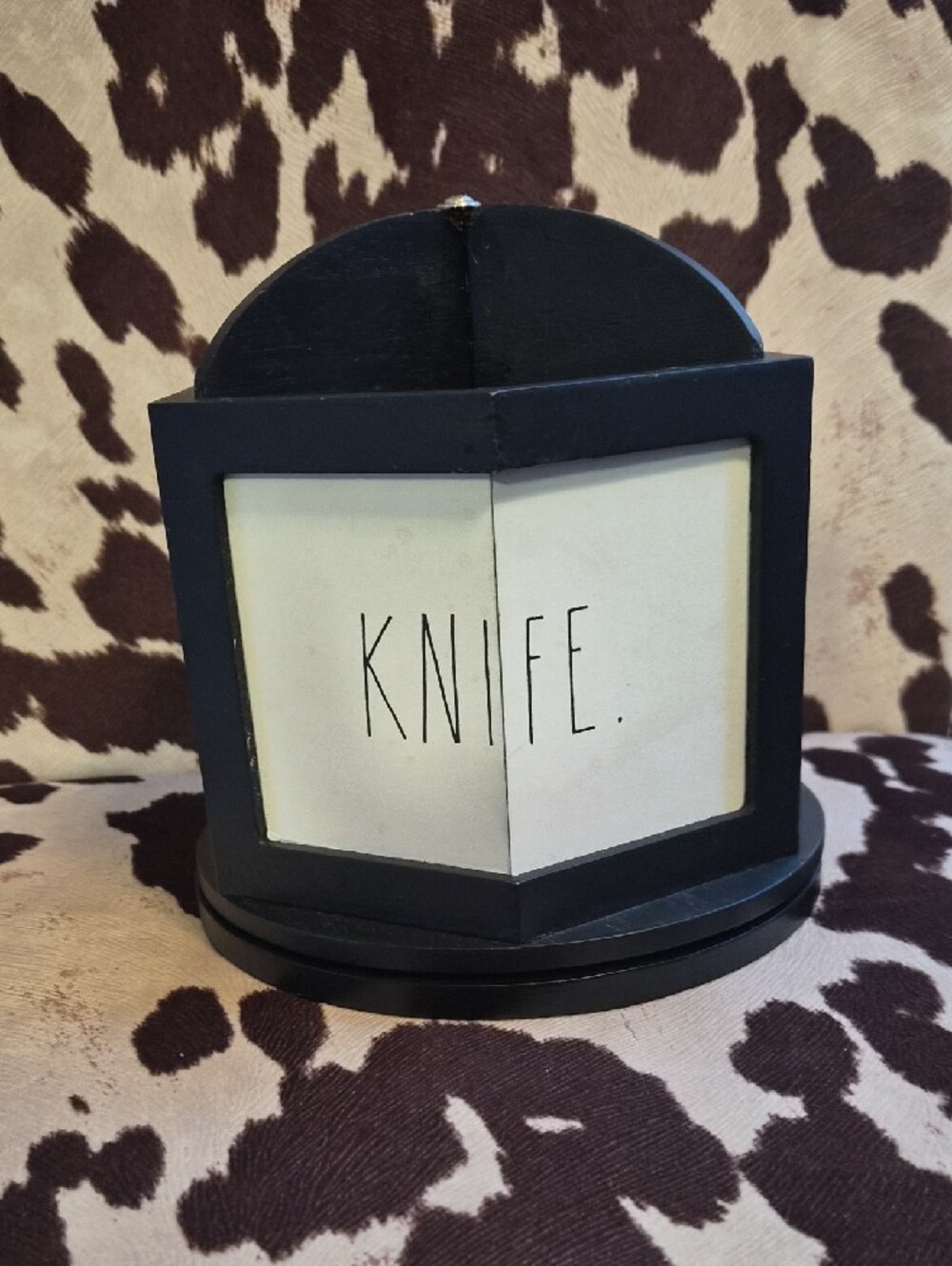⚡️RAE DUNN BUNDLE⚡️🖤🖤Black Stackable Coffee Mugs with Black Utensil Caddy🖤🖤 - Picture 3 of 12